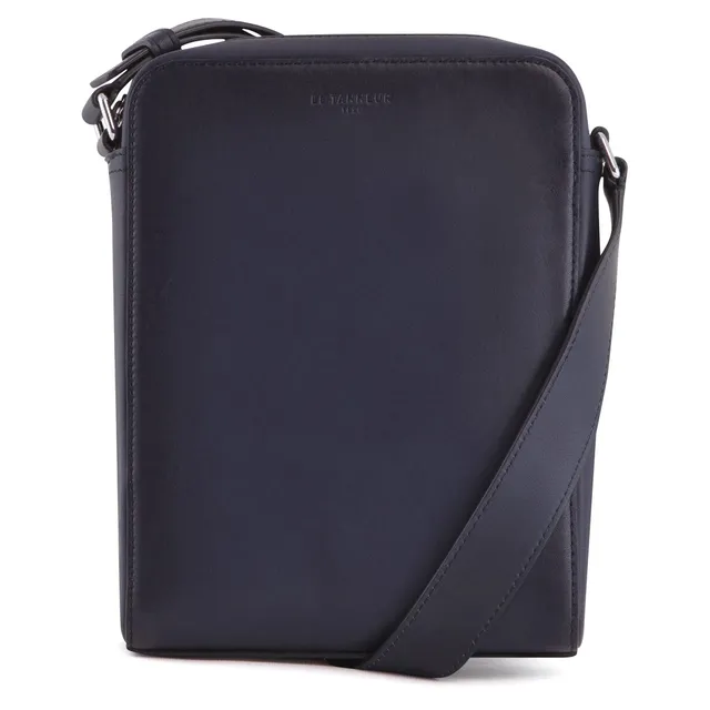 Le Tanneur Albert sacoche cuir lisse homme 18x21,5 cm