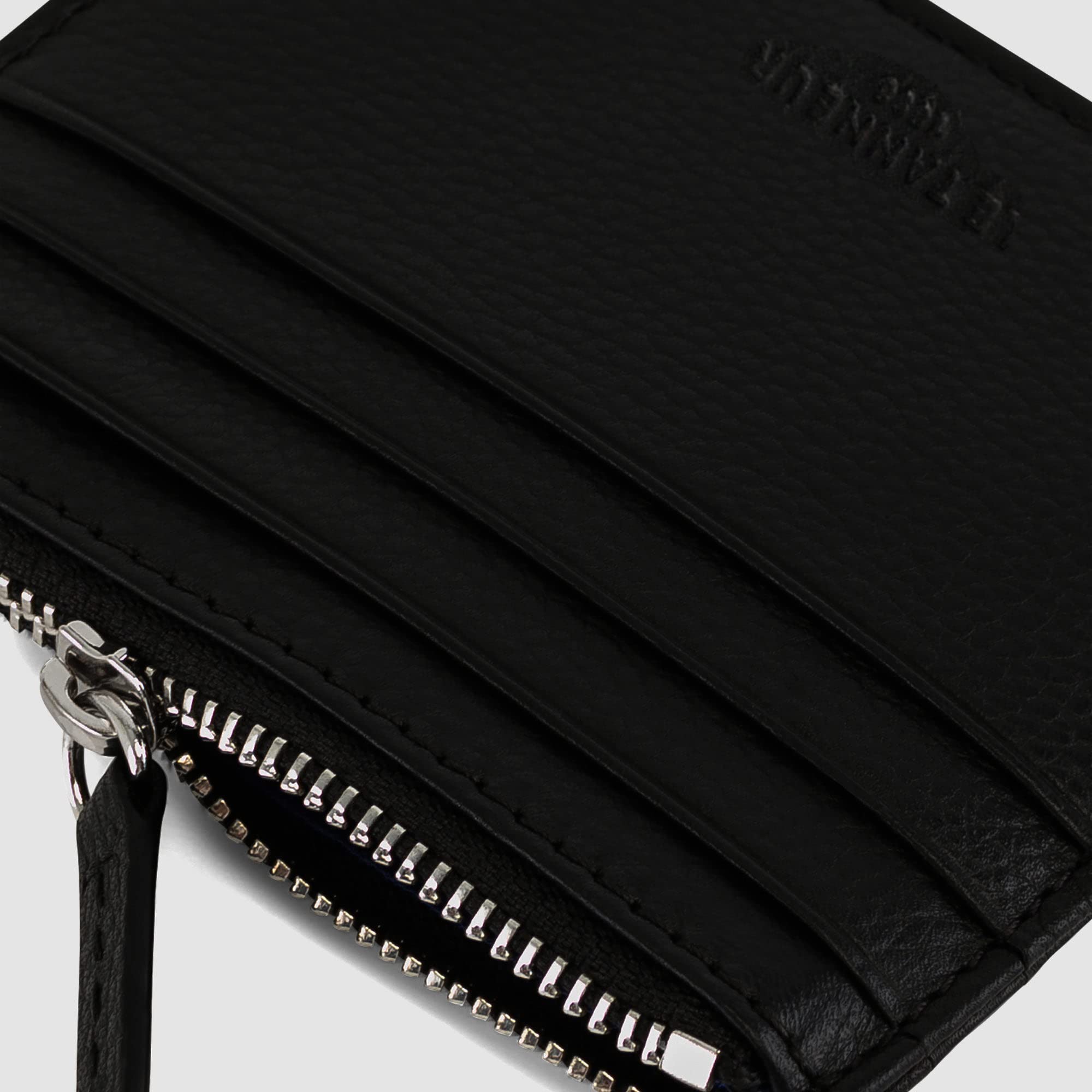 Le Tanneur Wallets Charles porte-cartes homme cuir noir 10,5 cm RFID