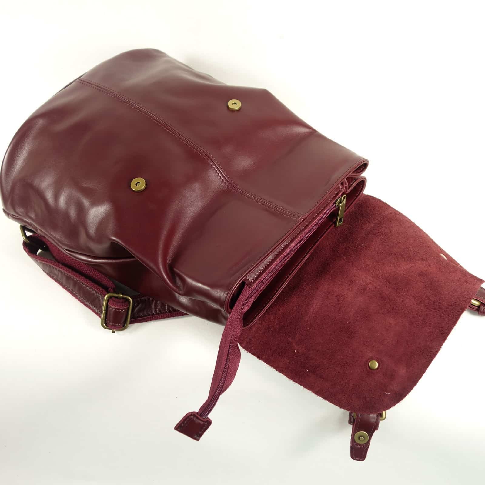 Collection Esprit Cuir Summer Sac à Dos Cuir Rouge PC 14 Pouces