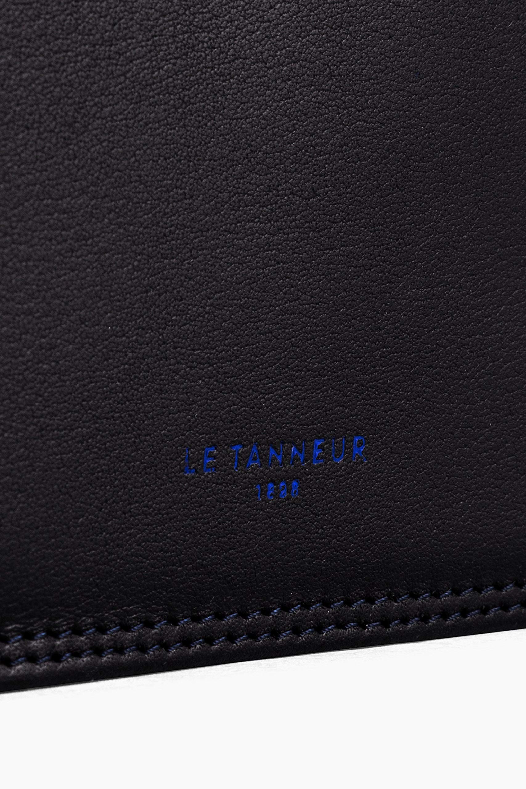 Le Tanneur Charles porte-monnaie boîte cuir noir homme