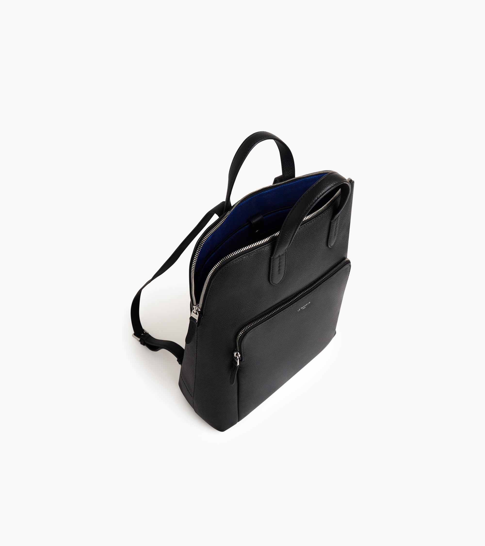 Le Tanneur Sophie sac à dos business cuir grainé noir