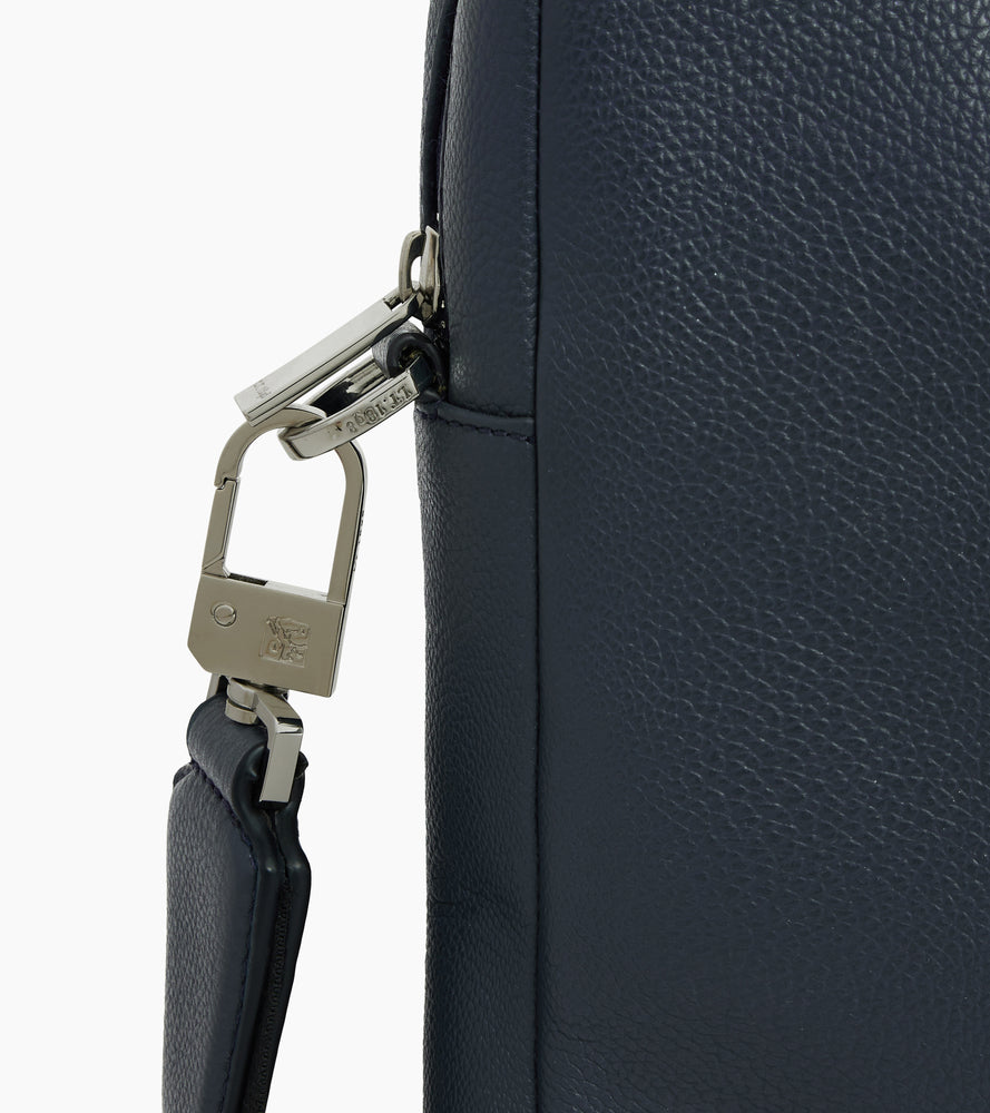 Le Tanneur Marceau porte-documents cuir Twilight Blue 14"