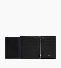 Le Tanneur Lucien portefeuille cuir grainé zip vertical