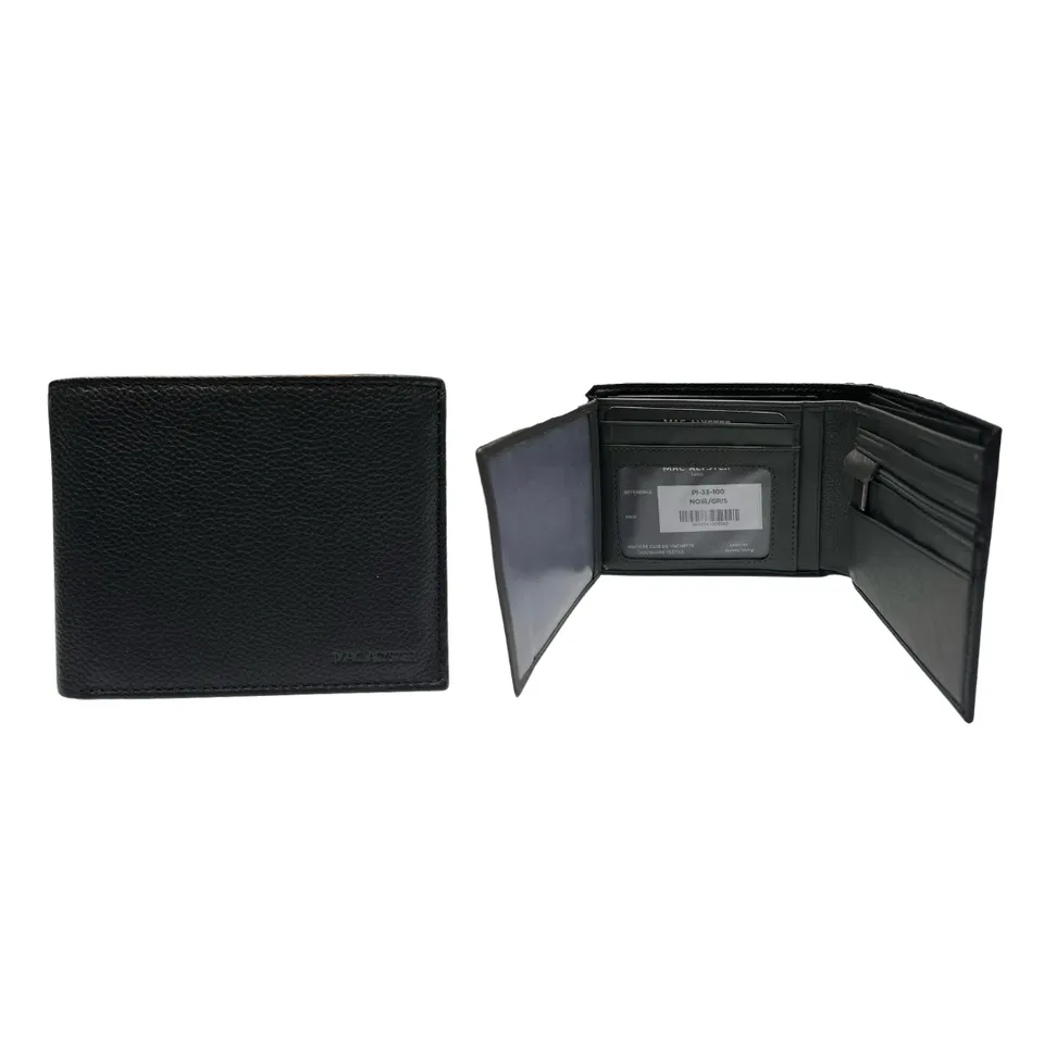 Mac Alyster Dandy portefeuille italien 2 volets noir