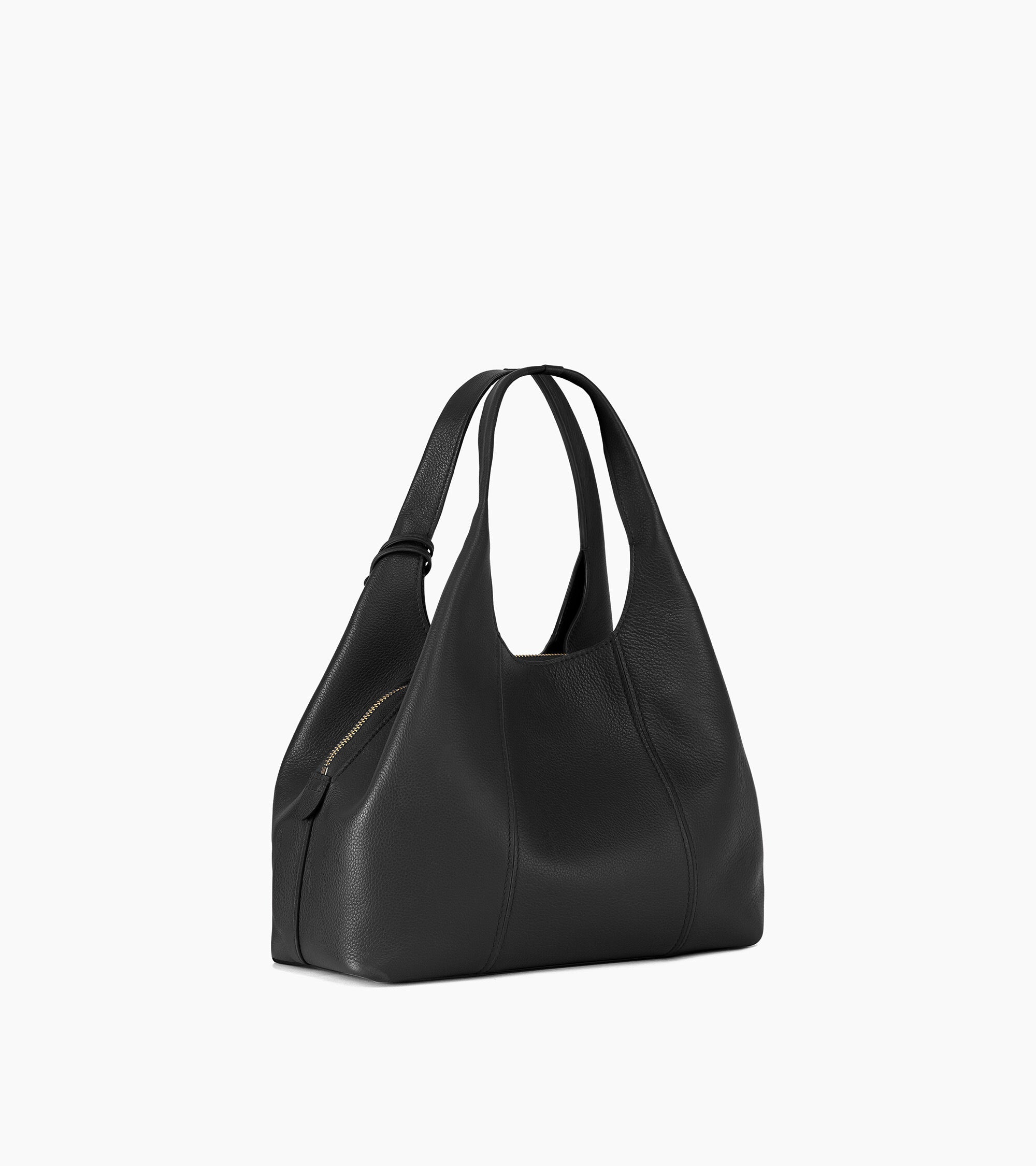 Le Tanneur Juliette sac épaule moyen cuir noir