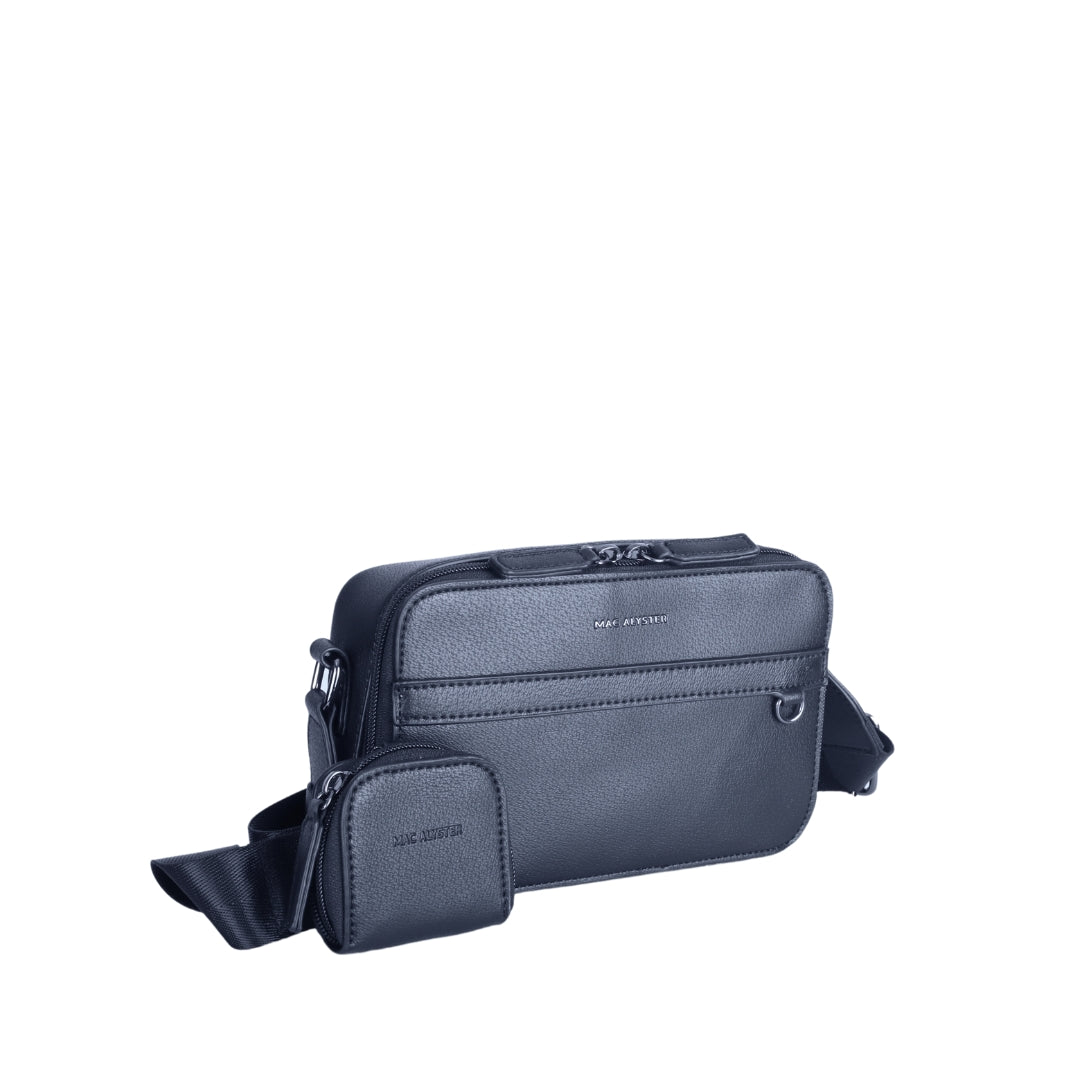 Mac Alyster Lucas camera bag Noir bandoulière 23 cm
