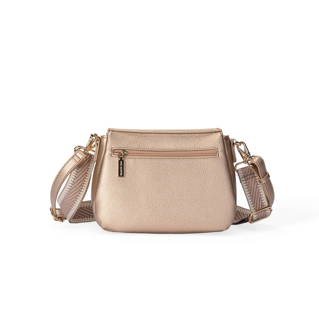 Mac Alyster Sweet sac trotteur beige cuir léger
