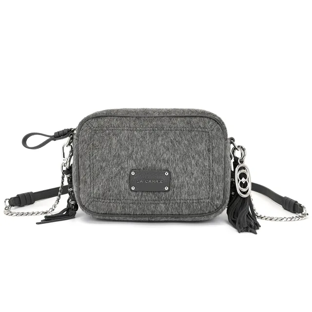 La Carrie Bag Sarner sac épaule gris 23x10x16cm