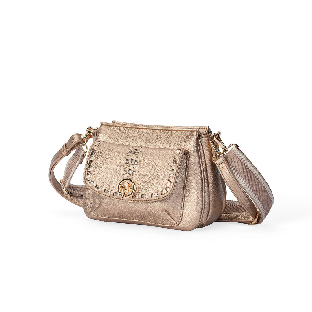 Mac Alyster Sweet sac trotteur beige cuir léger