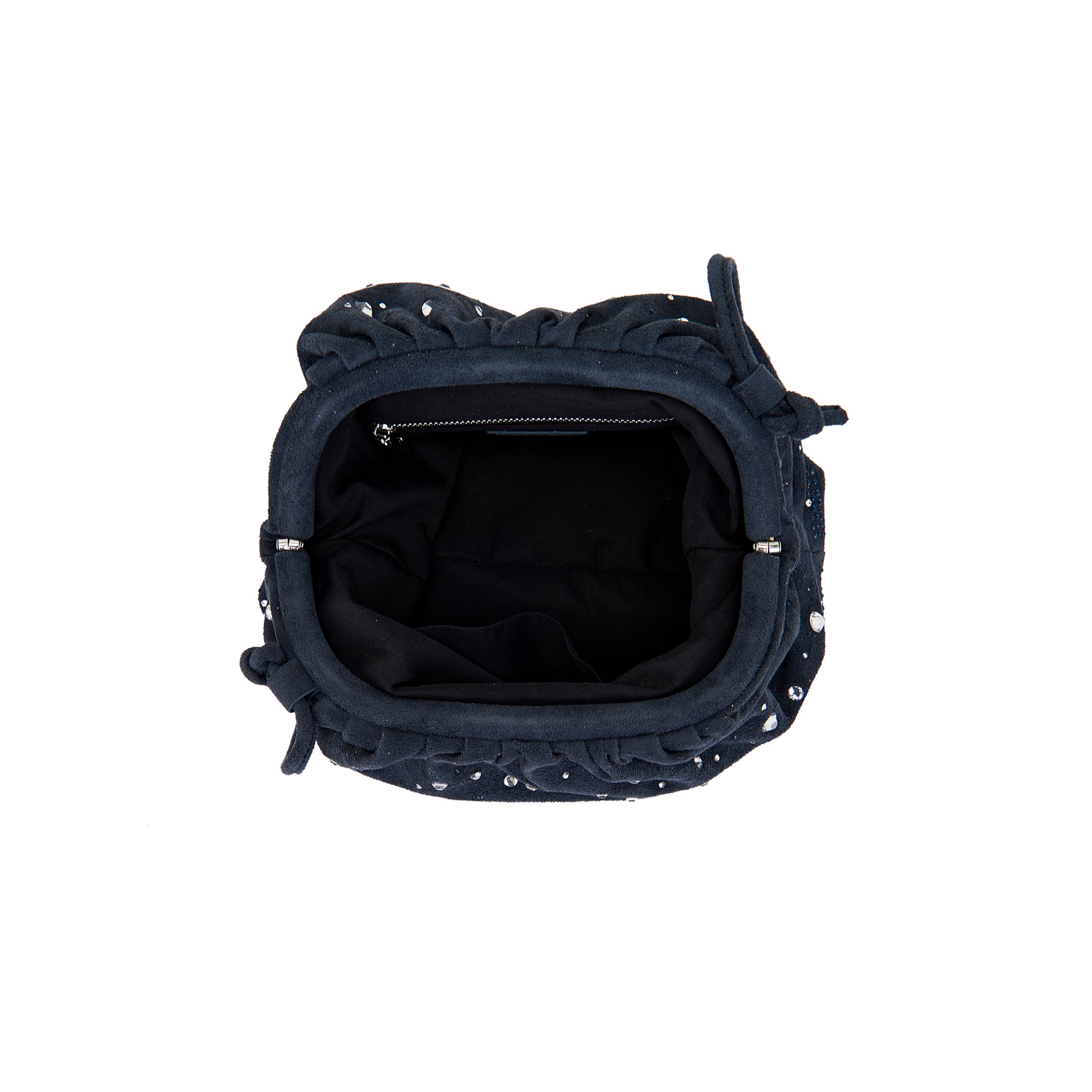 La Carrie Capsule sac bandoulière bleu 23 cm brillant