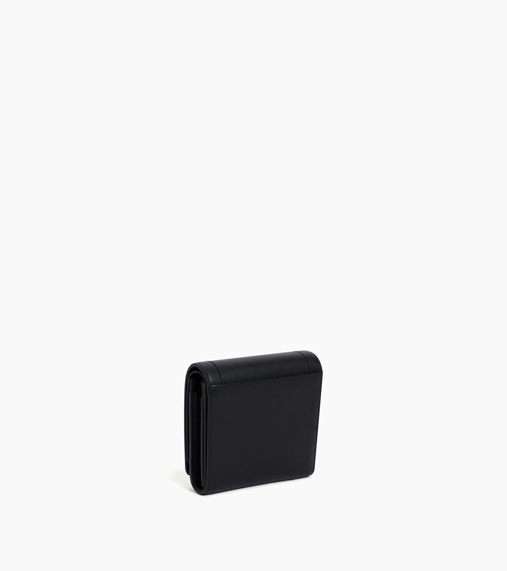 Le Tanneur Louison portefeuille cuir lisse noir Black