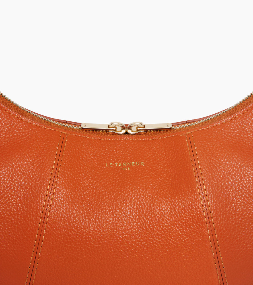 Le Tanneur Juliette sac hobo cuir grainé petit