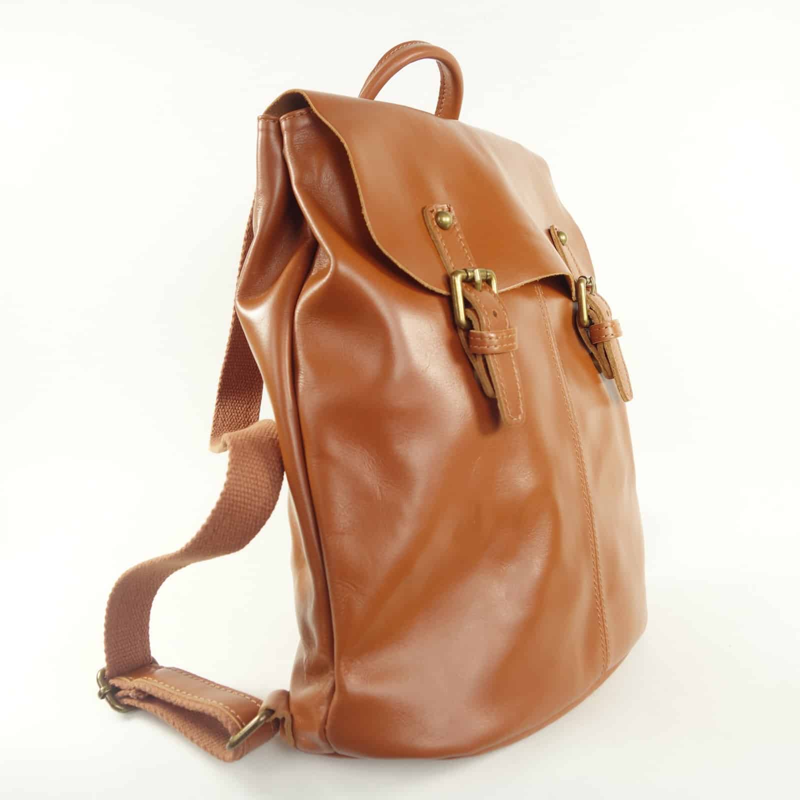 Collection Esprit Cuir Summer sac à dos cuir naturel A4