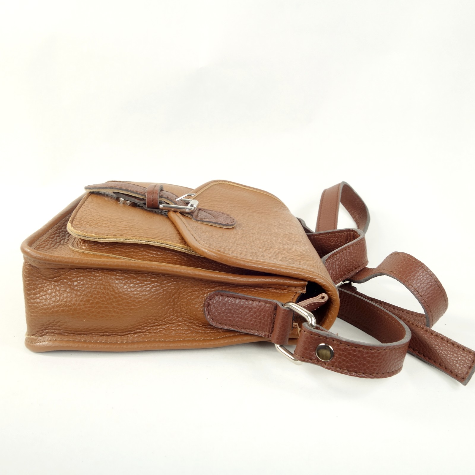 Collection Esprit Cuir Mia sacoche cuir naturel vintage
