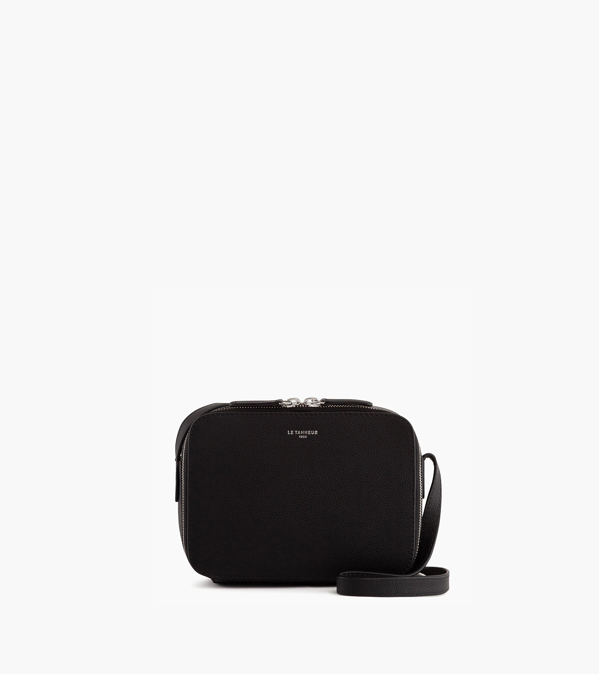 Le Tanneur Sophie petit sac bandoulière cuir Noir