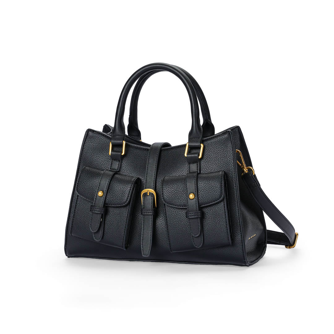 Mac Alyster Urbany sac à main marron chocolat boucle