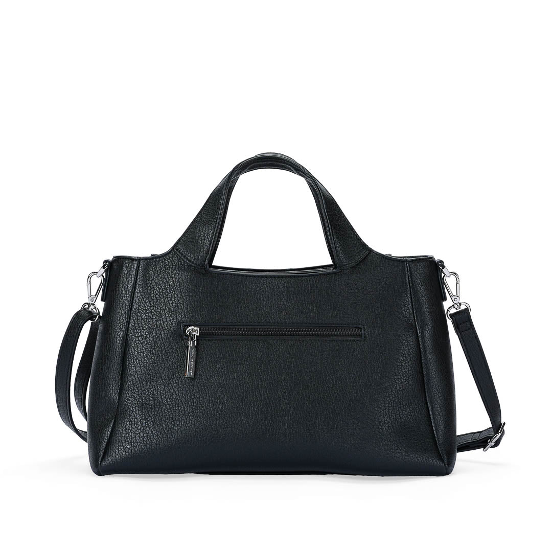 MAC ALYSTER FAUVE sac à main trapèze cognac bandoulière