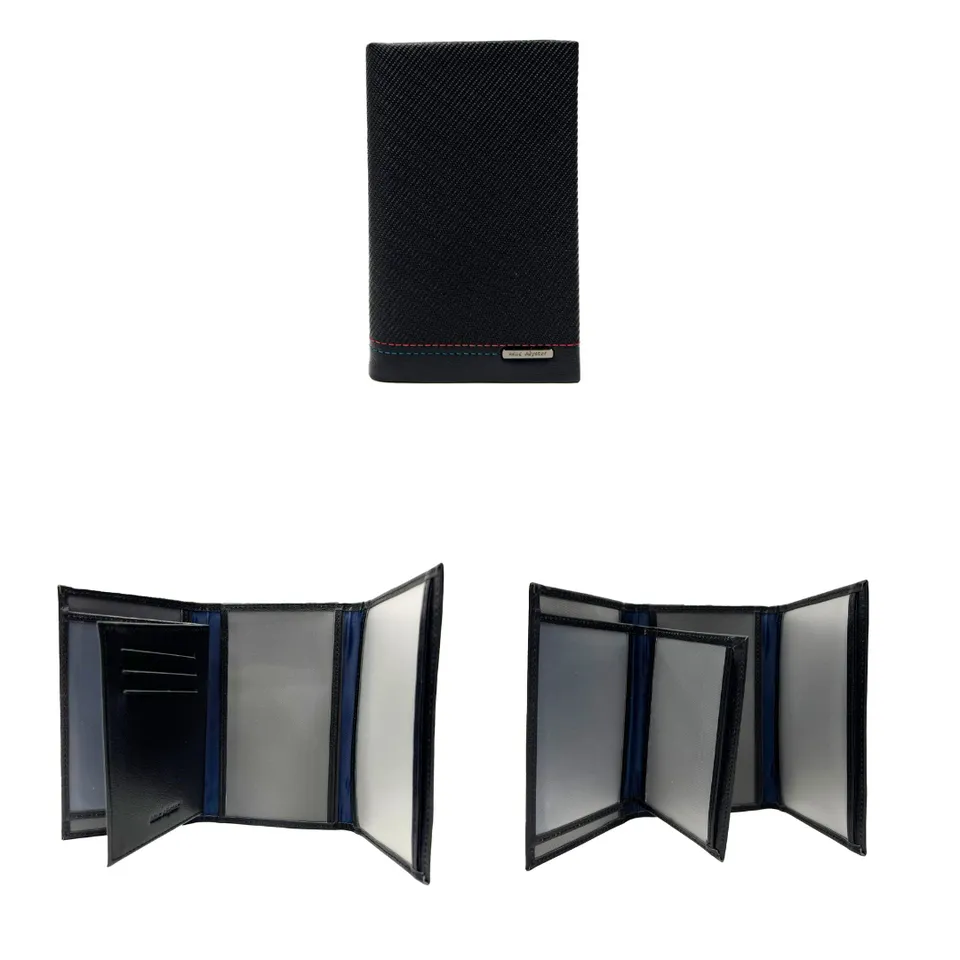 Mac Alyster Edito porte-papiers 3 volets Noir