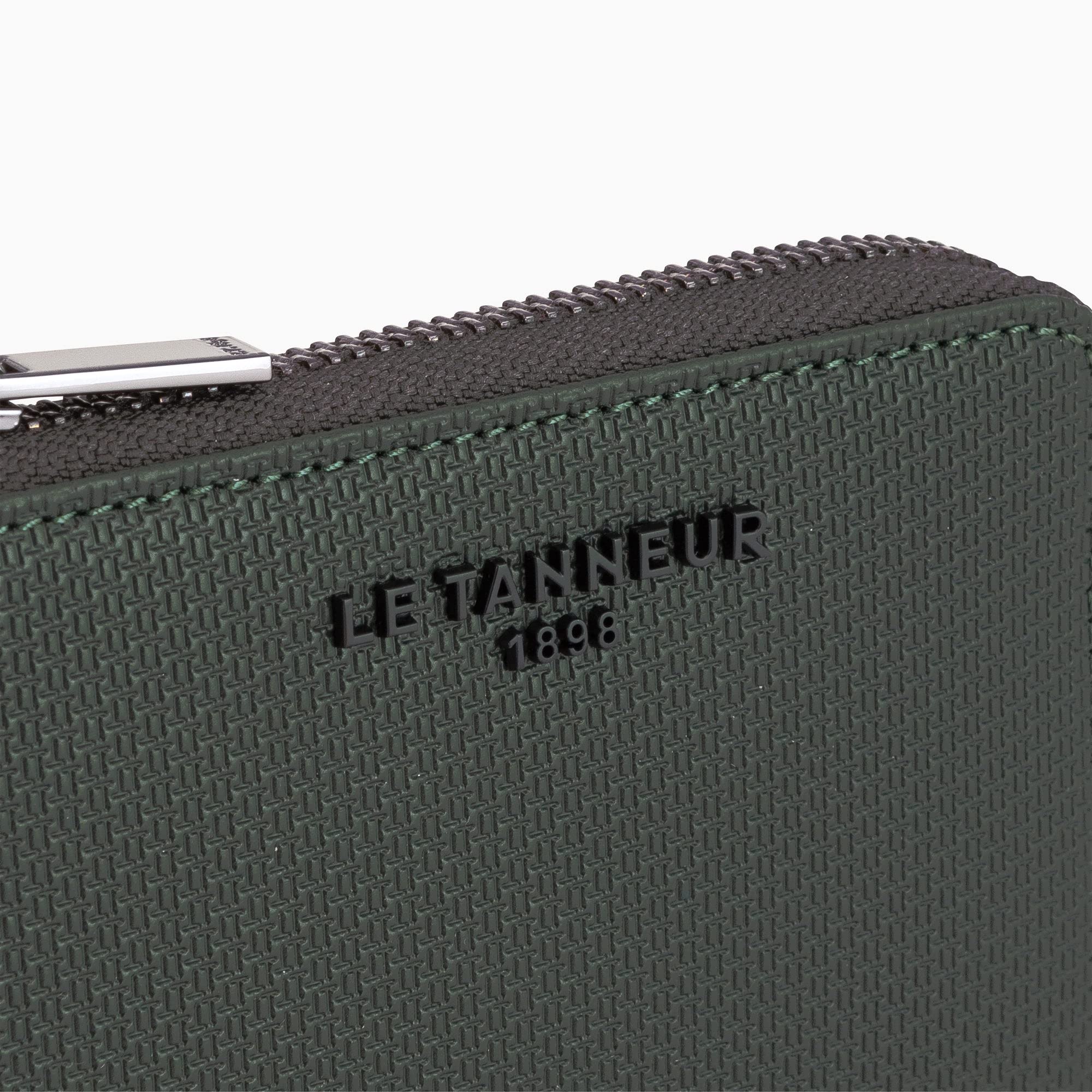 Le Tanneur Émile porte-monnaie cuir zippé anti-RFID