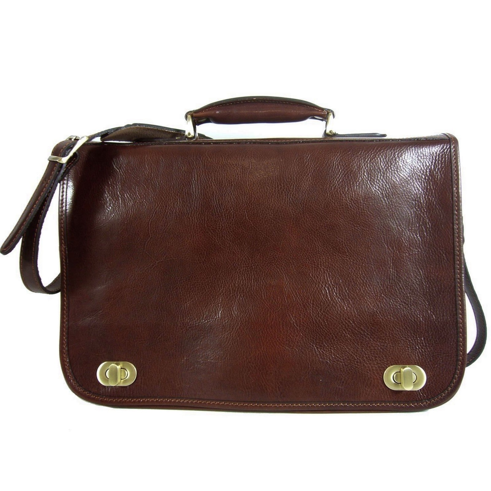 Collection Esprit Cuir GIACOMO porte-document cuir marron A4 PC 15