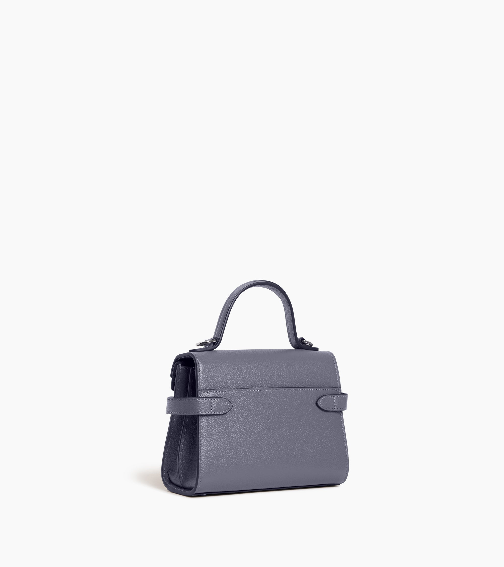 Le Tanneur Emilie petit sac à main cuir Steel Blue