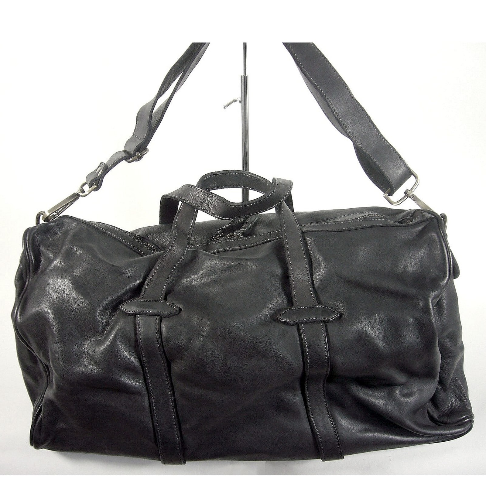 Collection Esprit Cuir ROMEO sac main noir cuir 24h