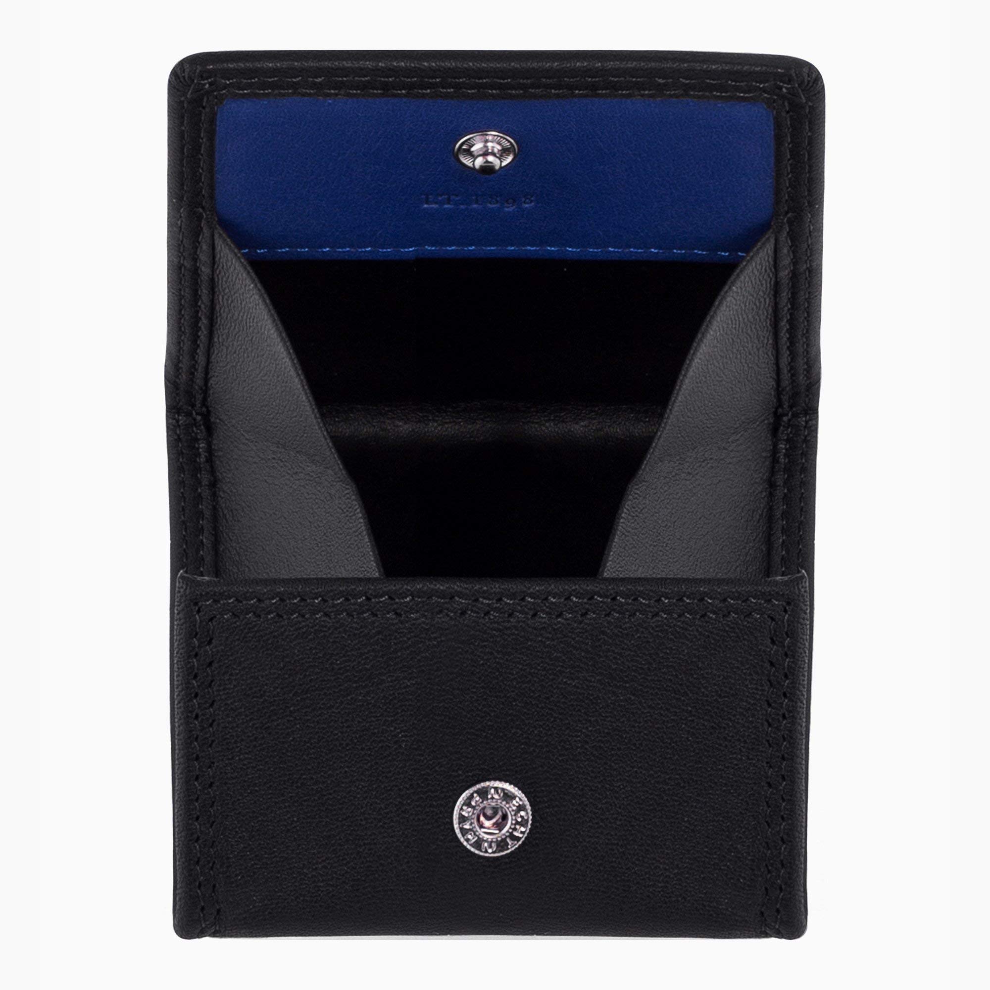 Le Tanneur porte-monnaie boîte cuir lisse 7x7,5 cm