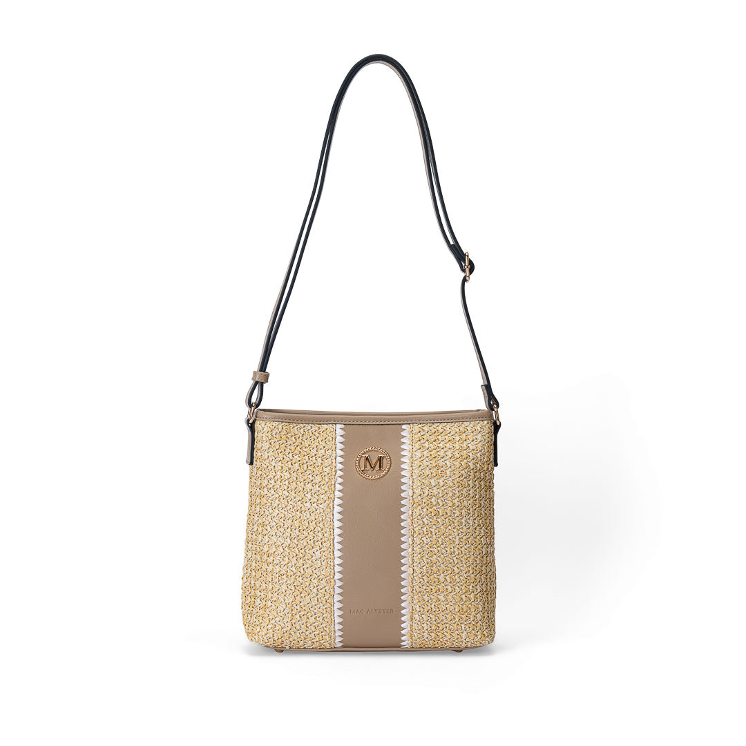 MAC ALYSTER SAINT-MARTIN sac trotteur Taupe bandoulière
