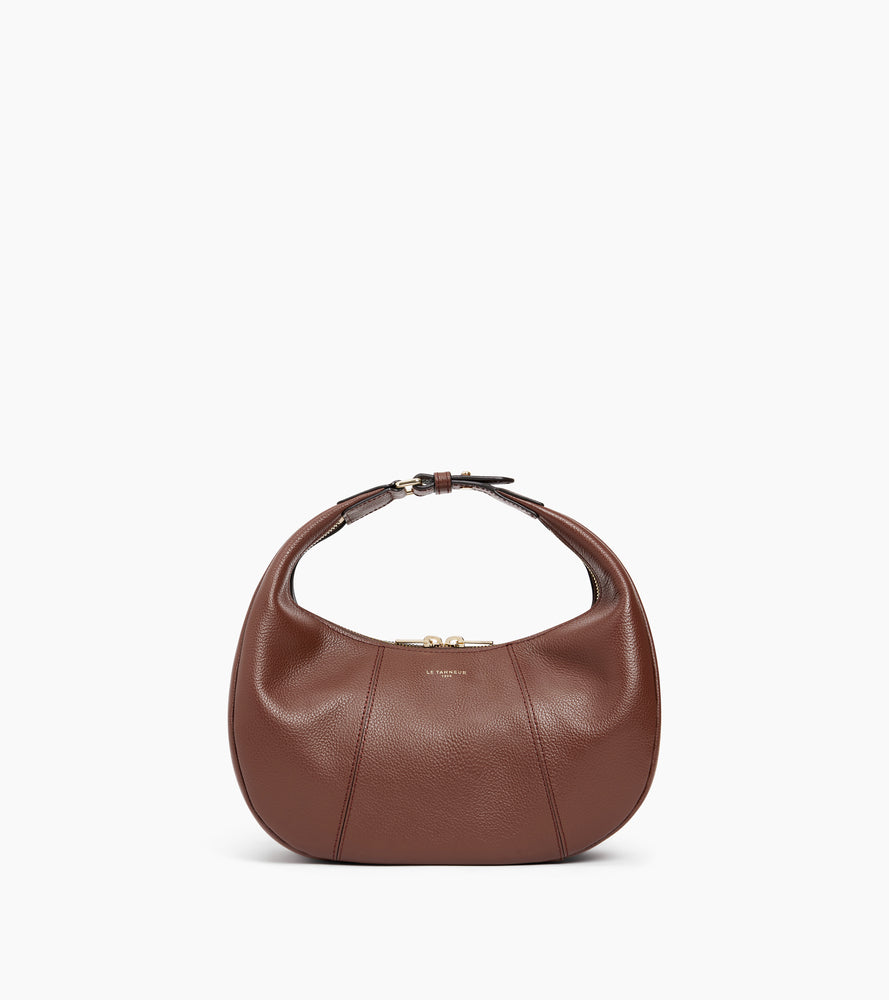 Le Tanneur Juliette petit sac hobo cuir grainé bandoulière