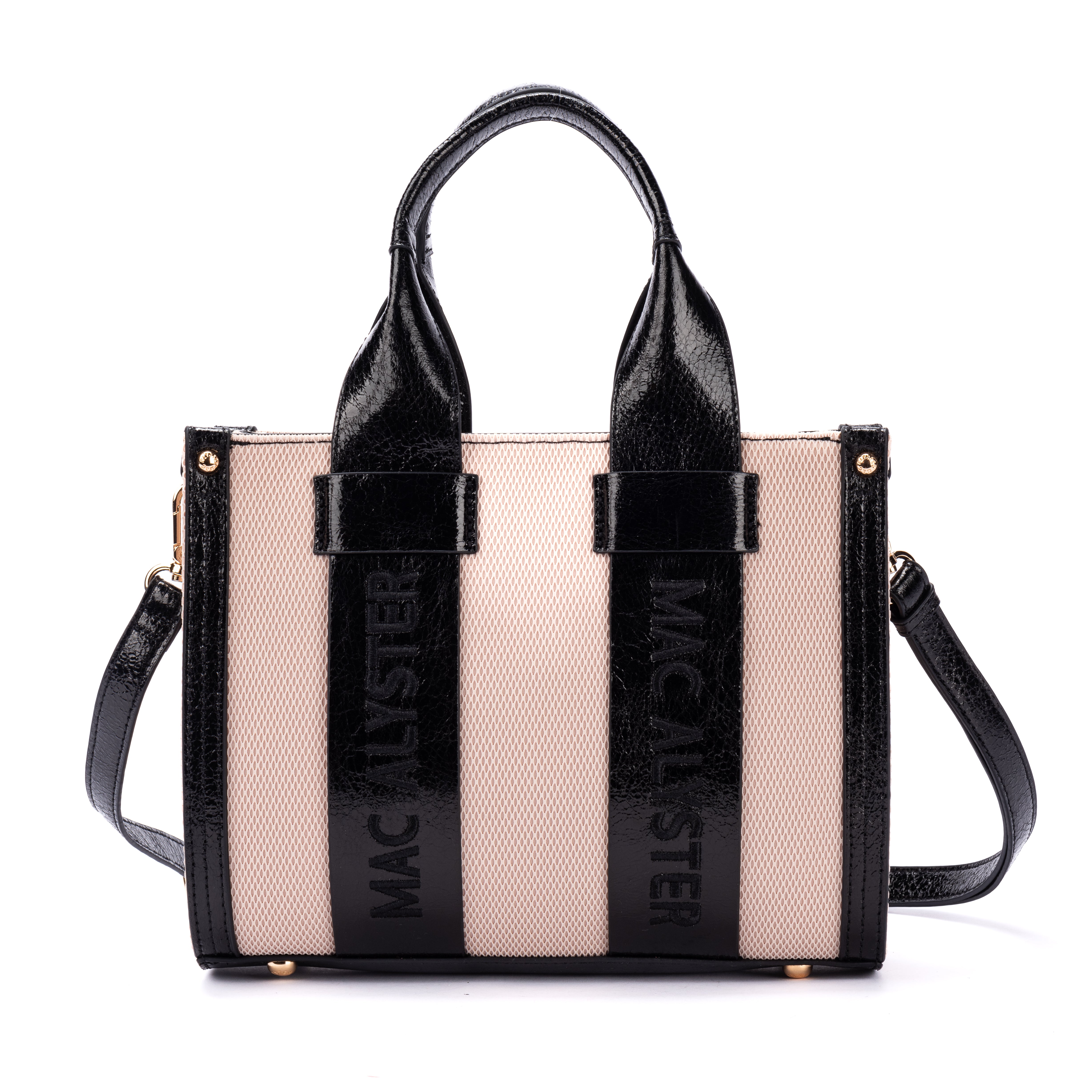 MAC ALYSTER Miss Clover sac à main Doré irisé 27x8x21 cm