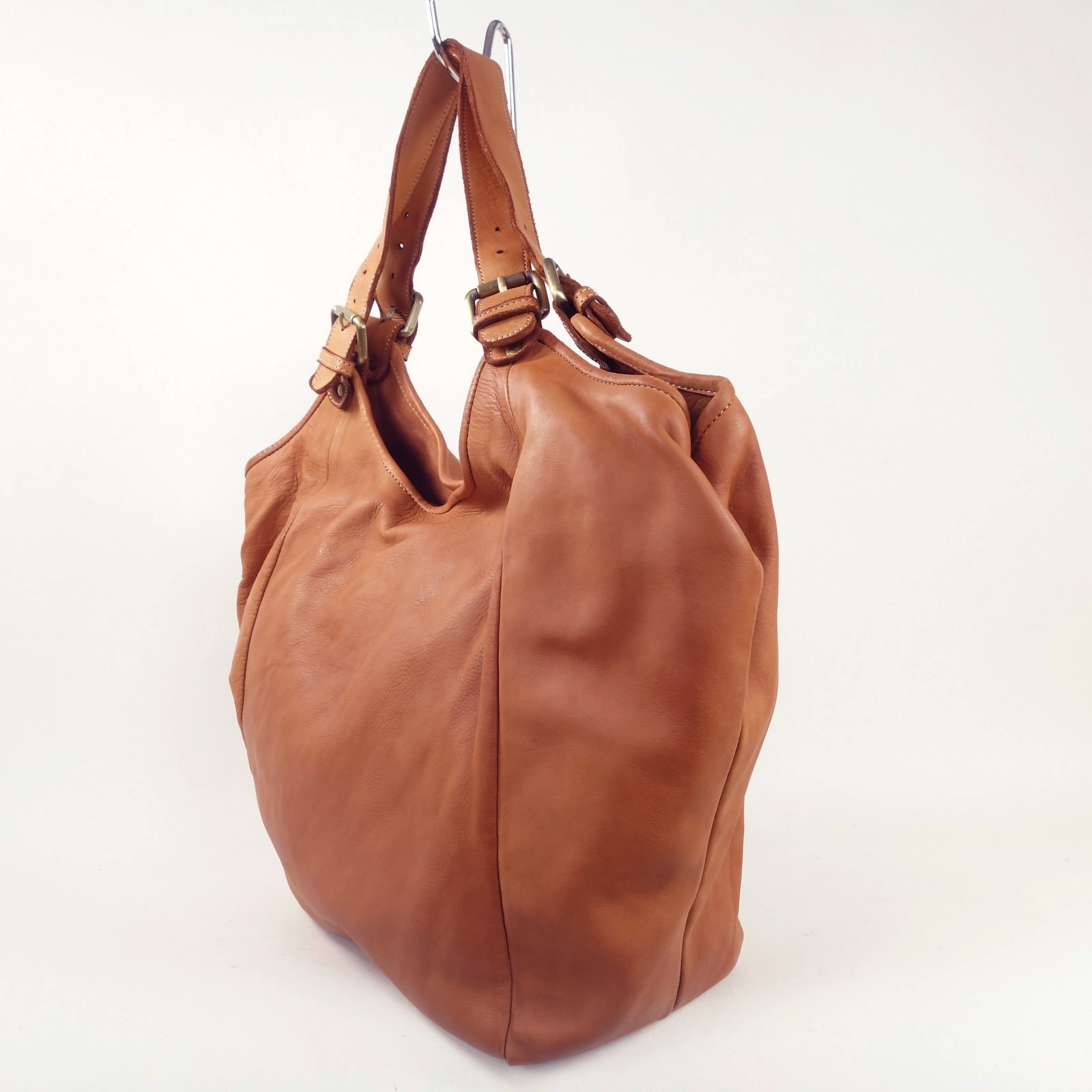 Collection Esprit Cuir MANUE grand sac cuir naturel vintage PC