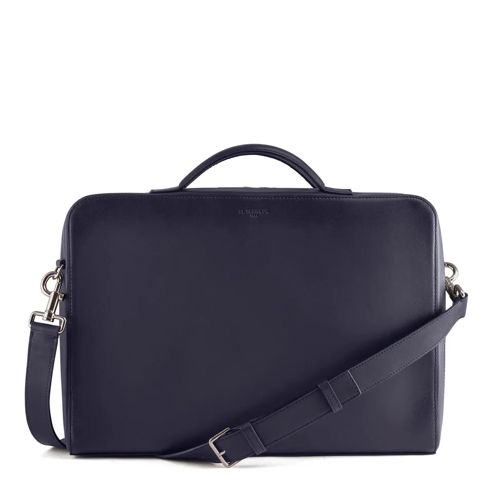 Le Tanneur Albert porte-documents cuir 14 pouces 38 cm