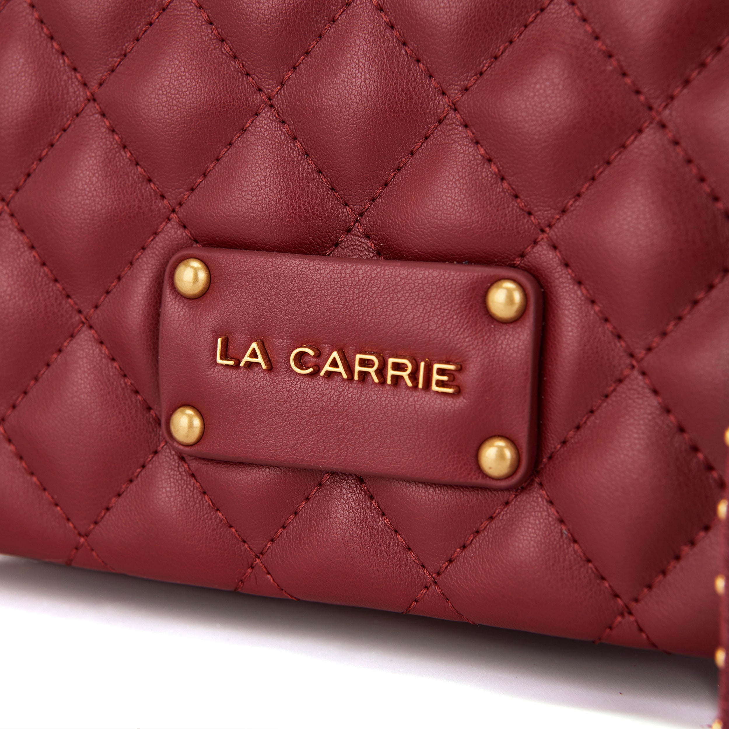 La Carrie Touchy Isabel sac bandoulière rouge 21x10x13cm