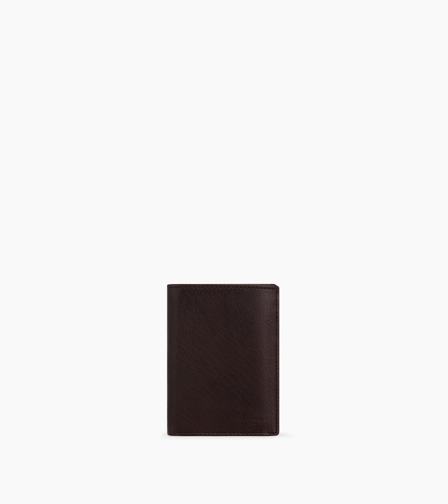 Le Tanneur Gary portefeuille cuir huilé vertical zip