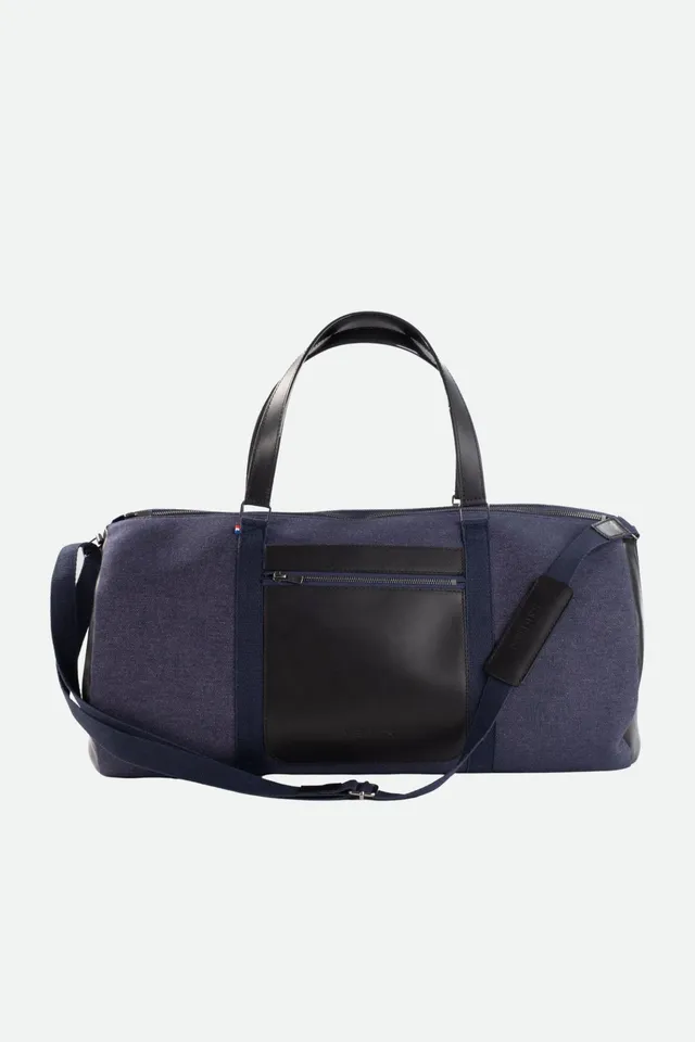 Nodie's Sacs de voyage Jacques polochon noir cuir et jean