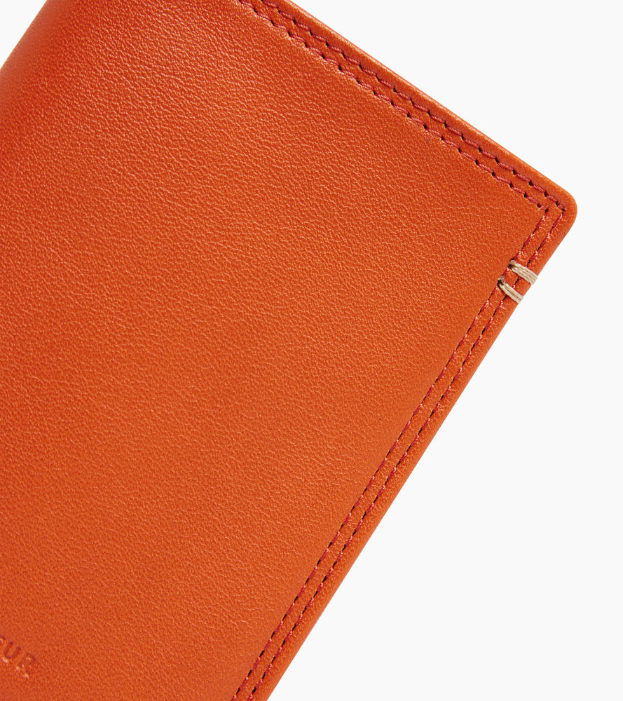 Le Tanneur Martin porte cartes cuir lisse vertical RFID