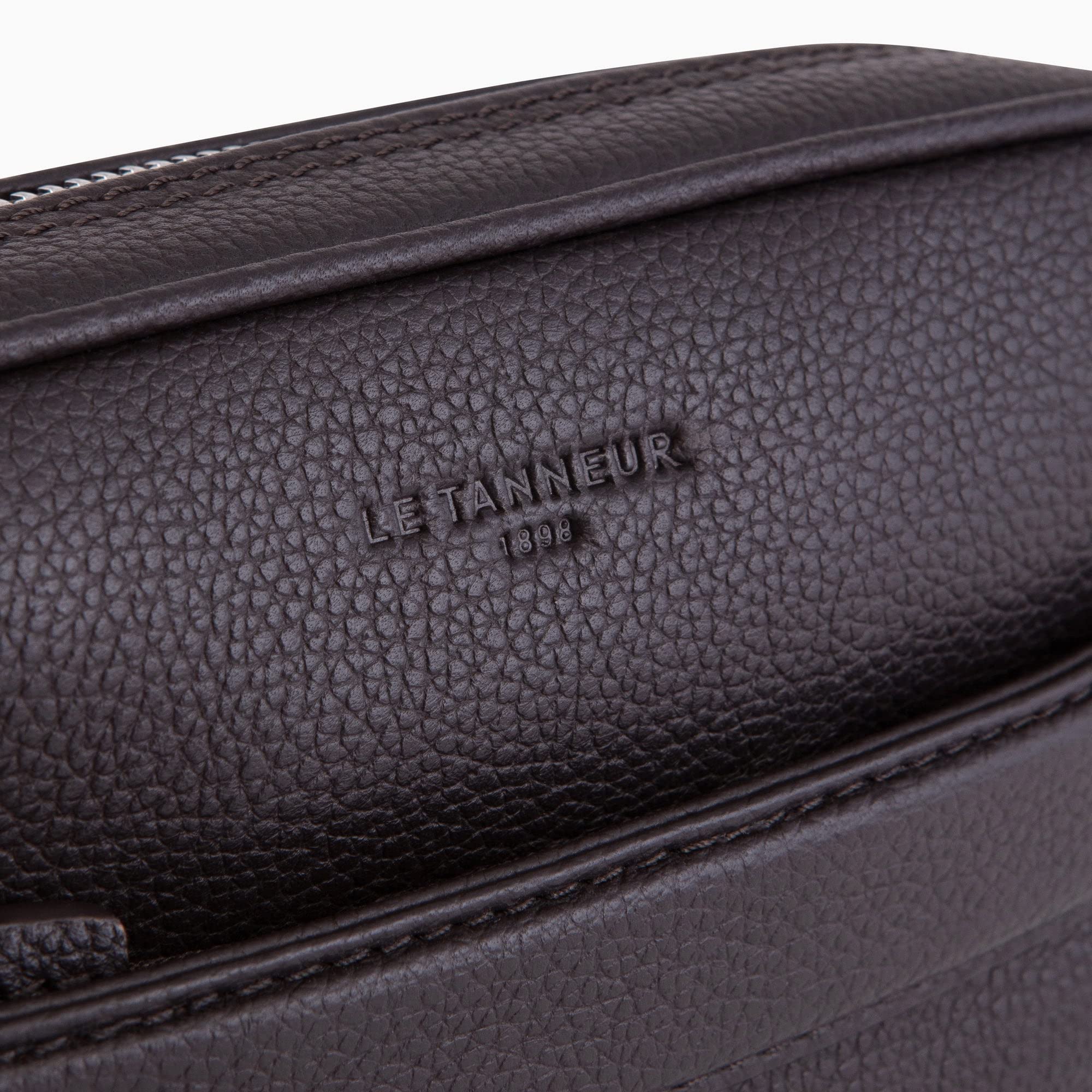 Le Tanneur Charles Pochette ceinture cuir grainé 20 cm