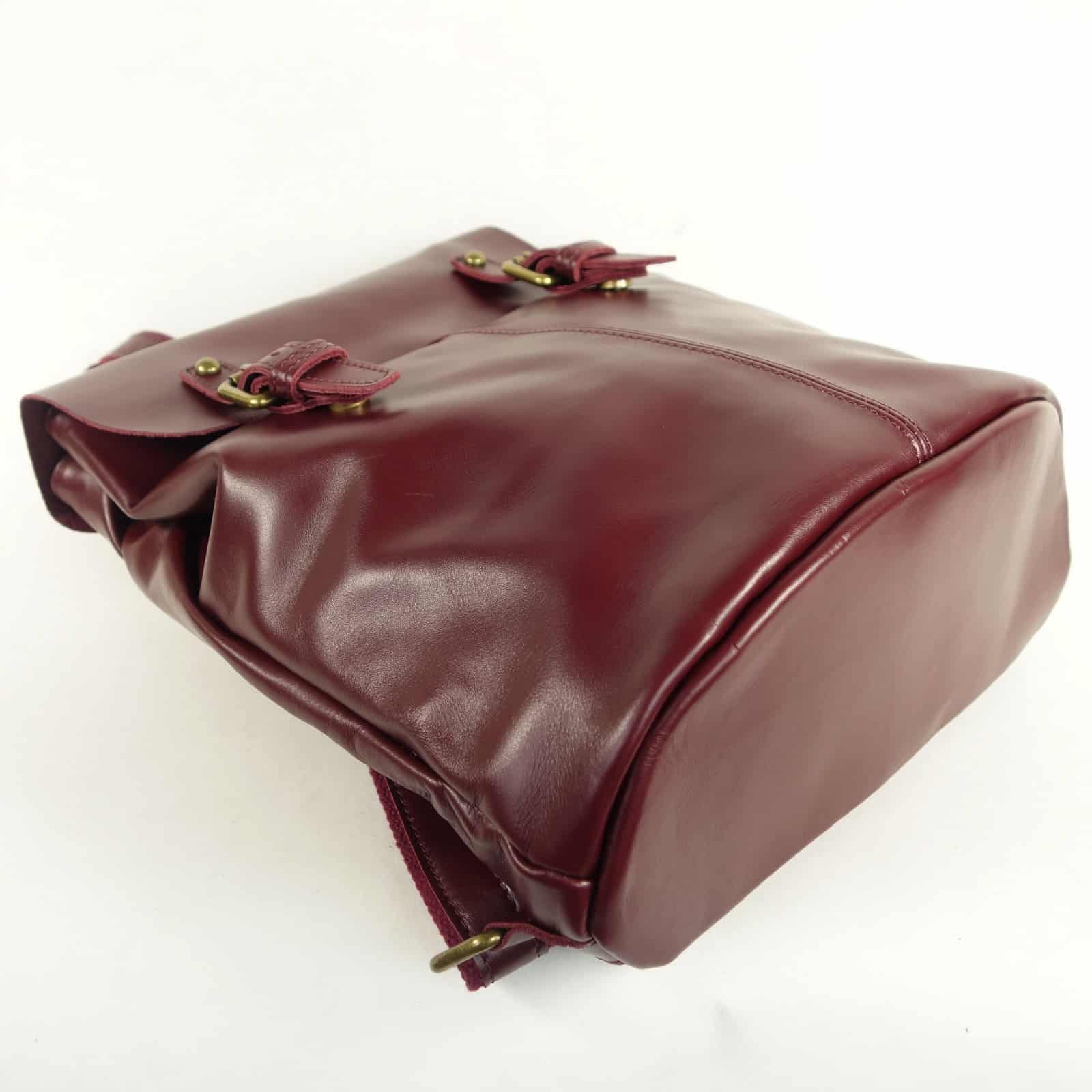 Collection Esprit Cuir Summer Sac à Dos Cuir Rouge PC 14 Pouces