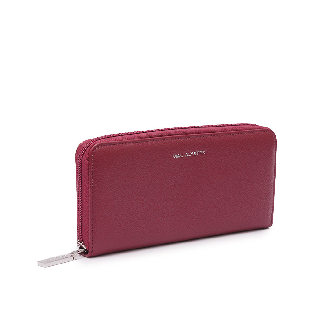 MAC ALYSTER Petite maroquinerie Portefeuille long Gris 21 cm