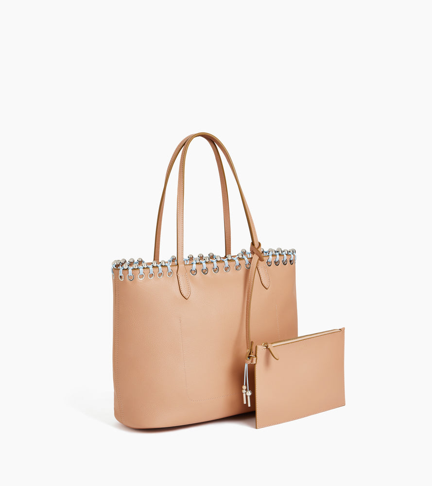 Le Tanneur Kitesy Martin Studio sac cabas cuir Rose Quartz