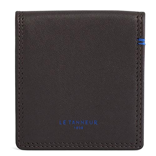Le Tanneur Porte-monnaie boîte cuir lisse 7 cm