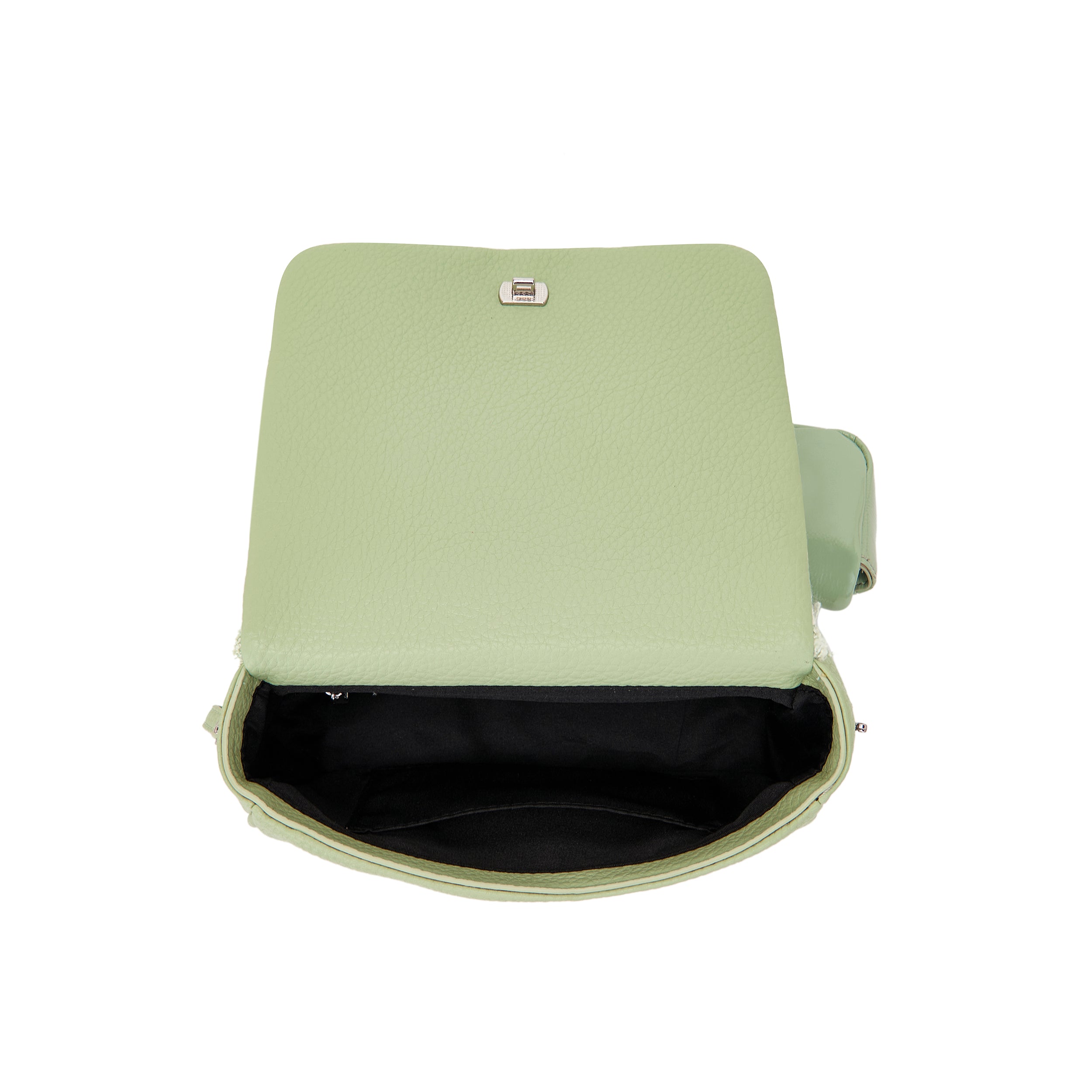 La Carrie Isabel Cross sac bandoulière vert canvas 21x11x13cm
