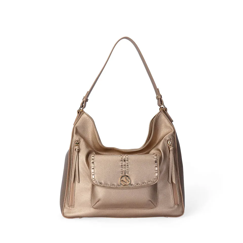 MAC ALYSTER Sweet sac besace or rose grand format