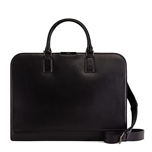 Le Tanneur Honoré porte-documents cuir slim 15" 40 cm