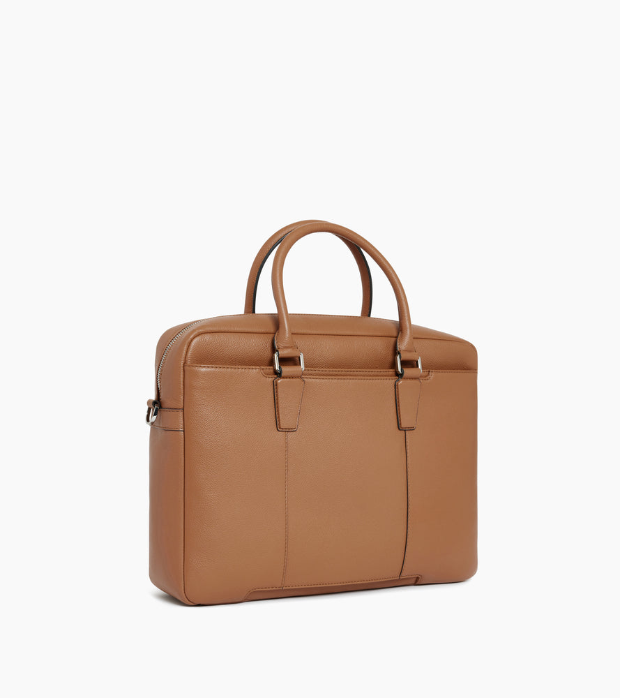 Le Tanneur Marceau porte-documents 15" cuir grainé marron