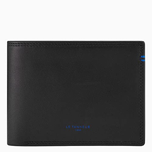 Le Tanneur Wallets coffret portefeuille zippé cuir lisse + porte-clés