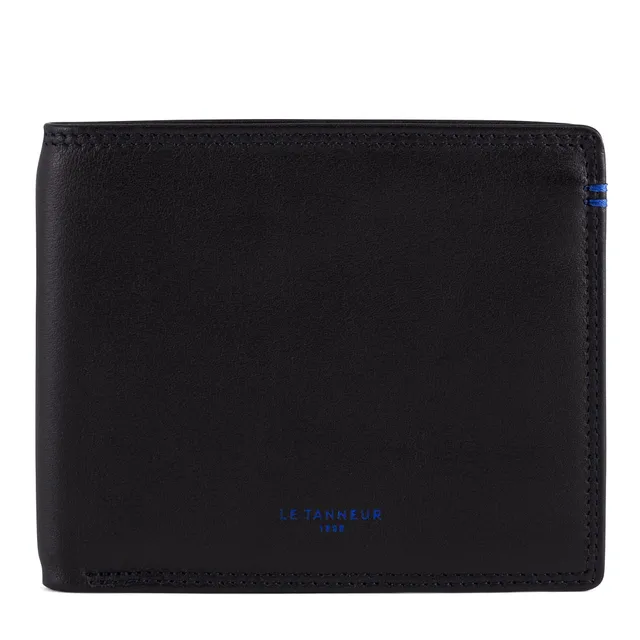 Le Tanneur Martin porte cartes cuir lisse homme 12 x 10 cm