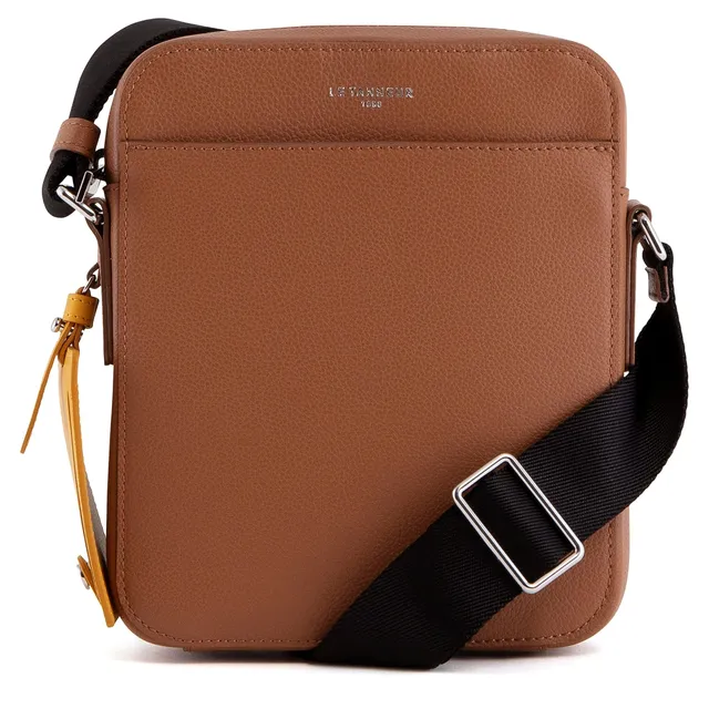 Le Tanneur Emile sac bandoulière cuir grainé homme