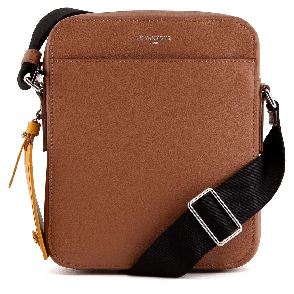 Le Tanneur Emile sac bandoulière cuir grainé homme