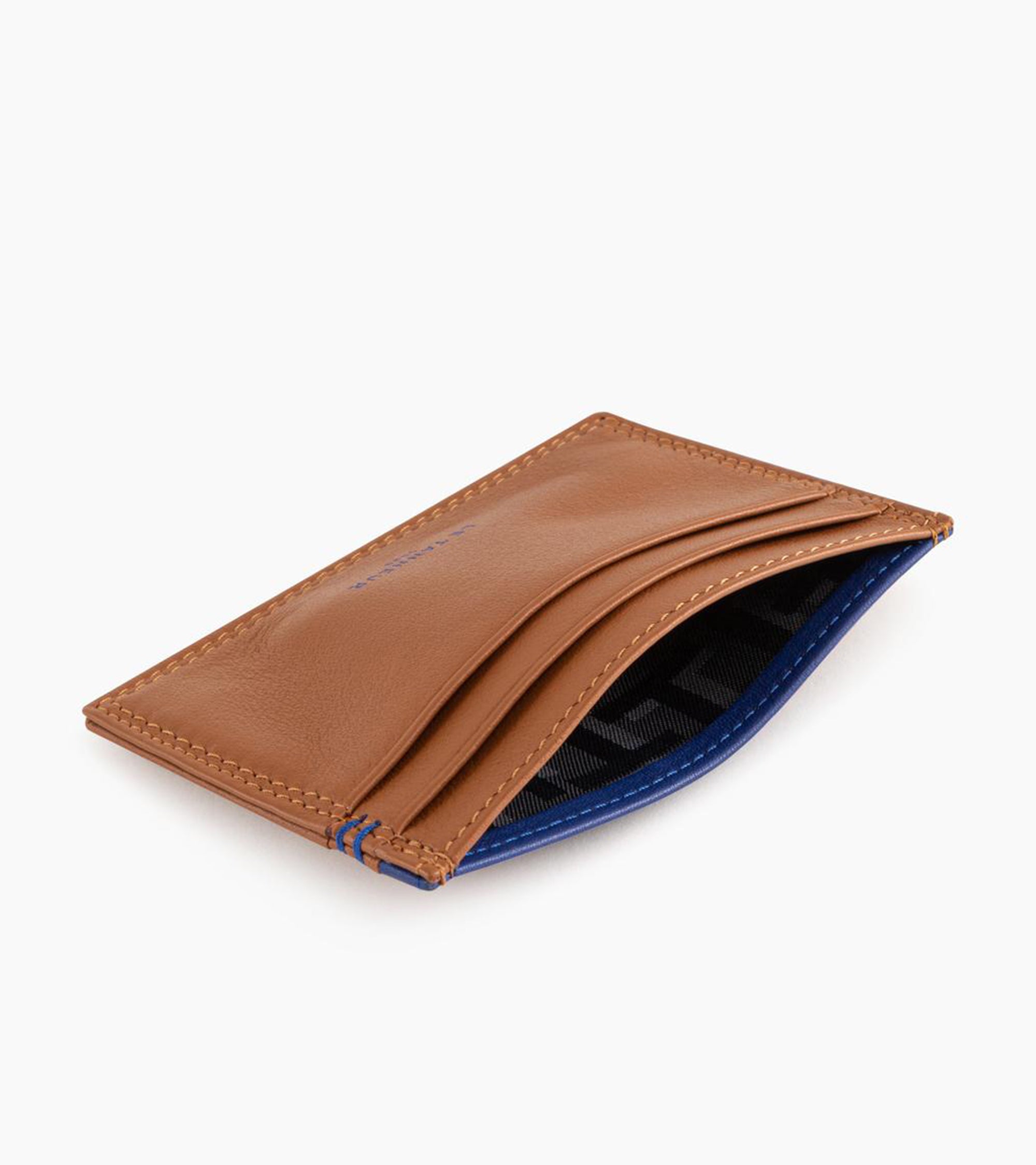 Le Tanneur Martin porte-cartes cuir lisse marron